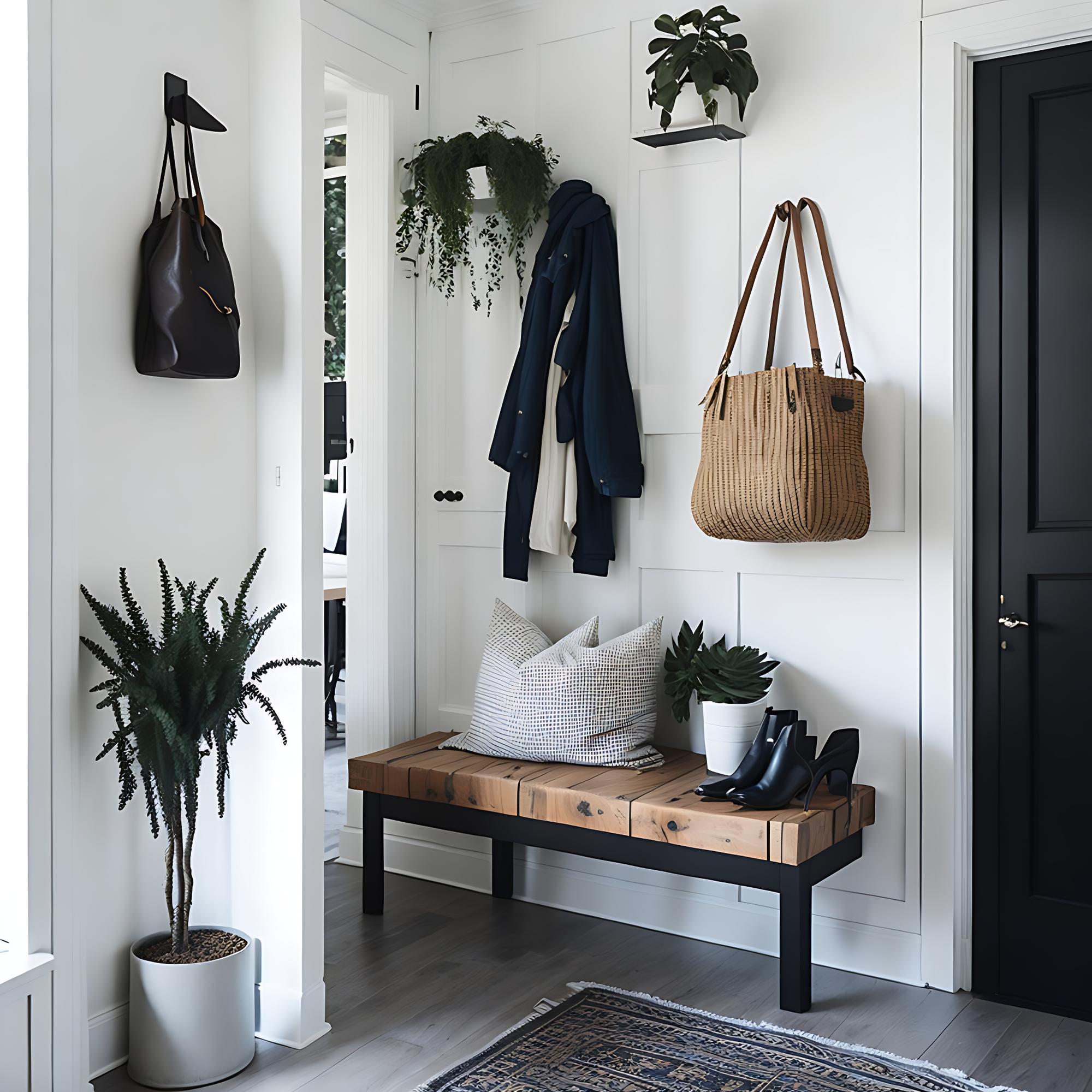 entrance and hallway styled
